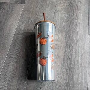 Simply Southern, 26 oz, Tumbler With Straw & Lid, Fall, Football, Pumpkin New